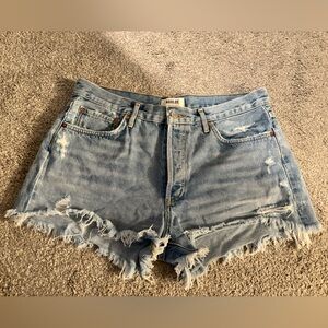 AGOLDE Parker denim shorts